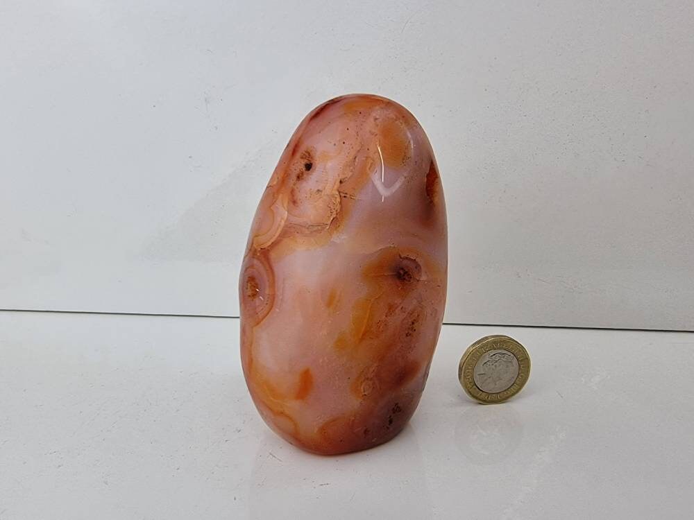 small red carnelian crystal