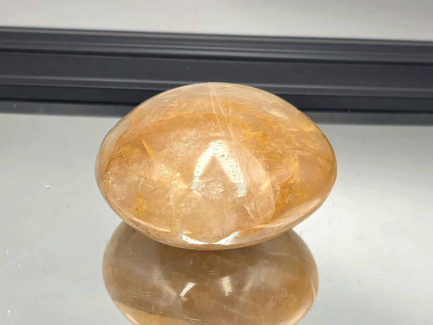 Smooth meditation stone Golden Healer