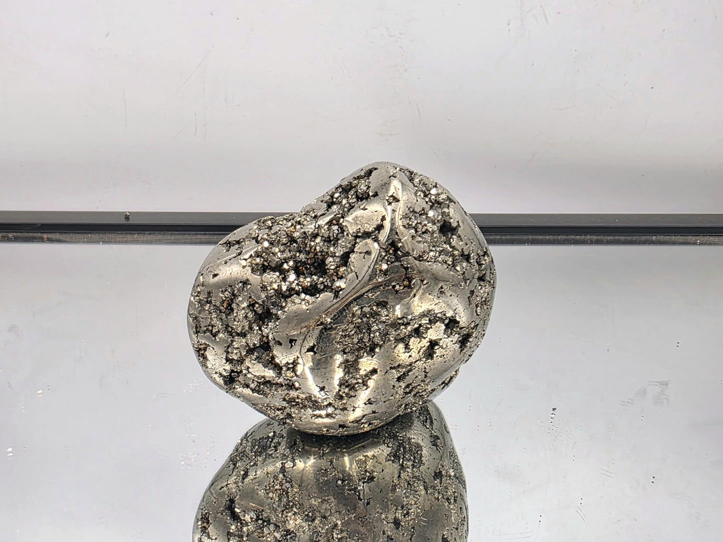 A statement Pyrite Crystal, ideal for home styling.