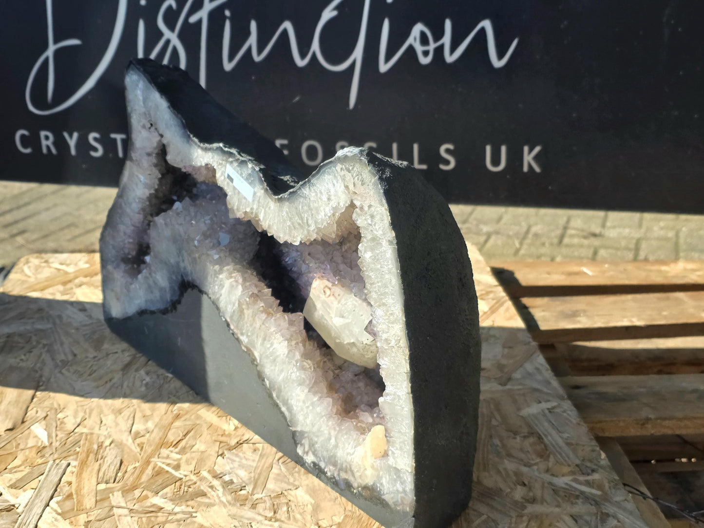 A statement quartz geode church, great for modern interiors.