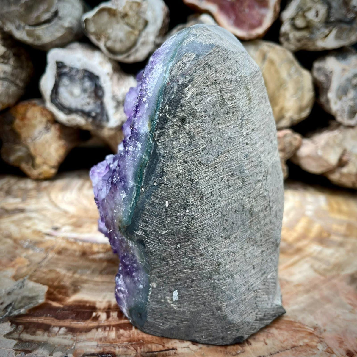 Natural Uruguay Amethyst geode for home decor