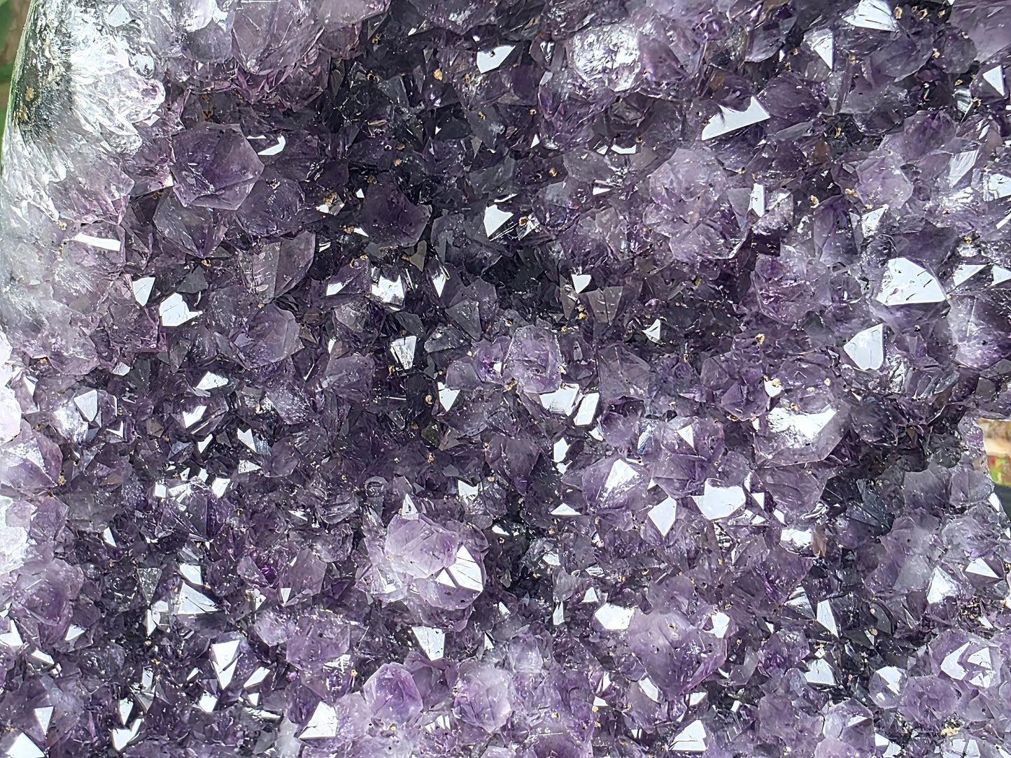 Statement Amethyst crystal used in home decor