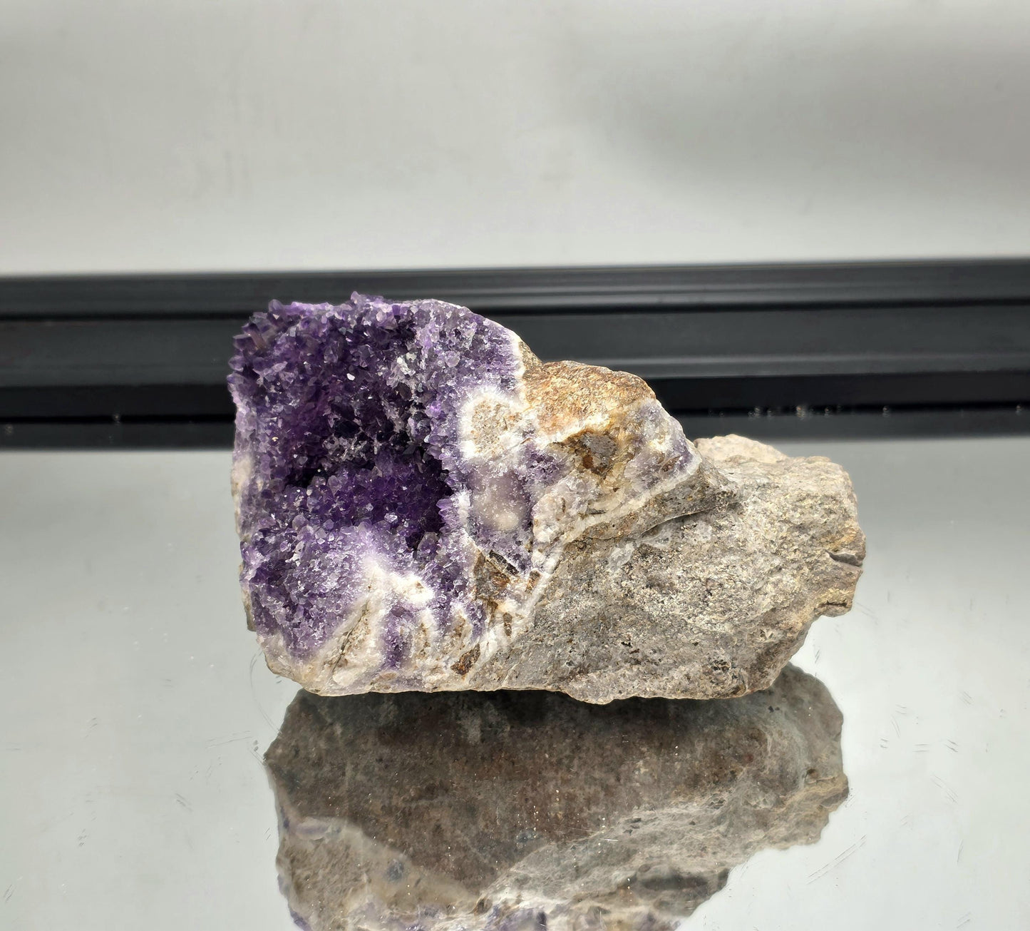 Mapatizya amethyst cluster with rich violet hues.