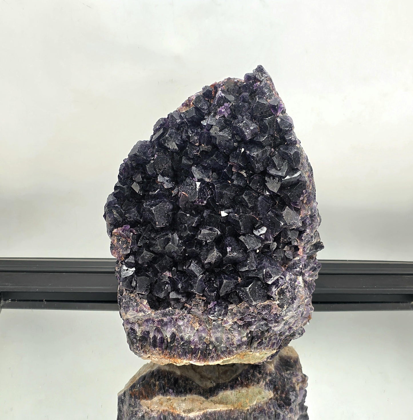 XL Zambia amethyst cluster, statement piece for crystal collectors.