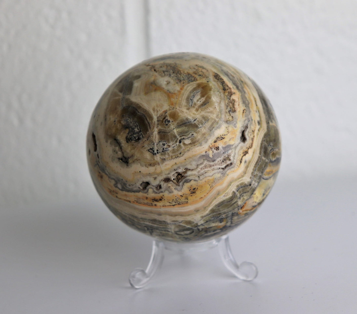 Bumble Bee Calcite Crystal Sphere