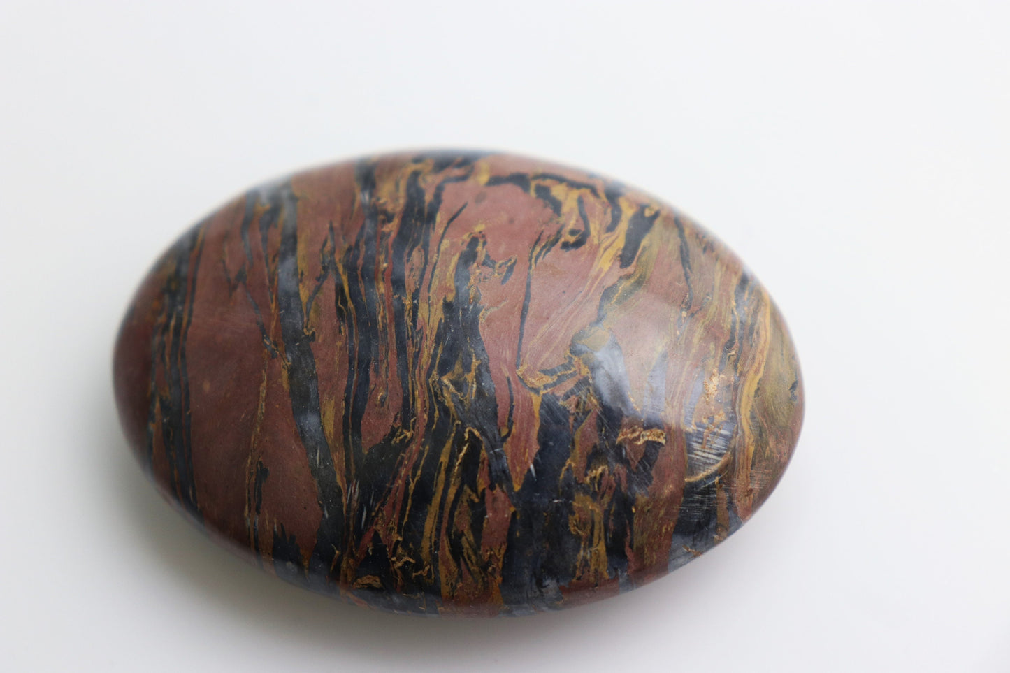 1 X Himalayan Jasper Crystal Palm Stone Natural
