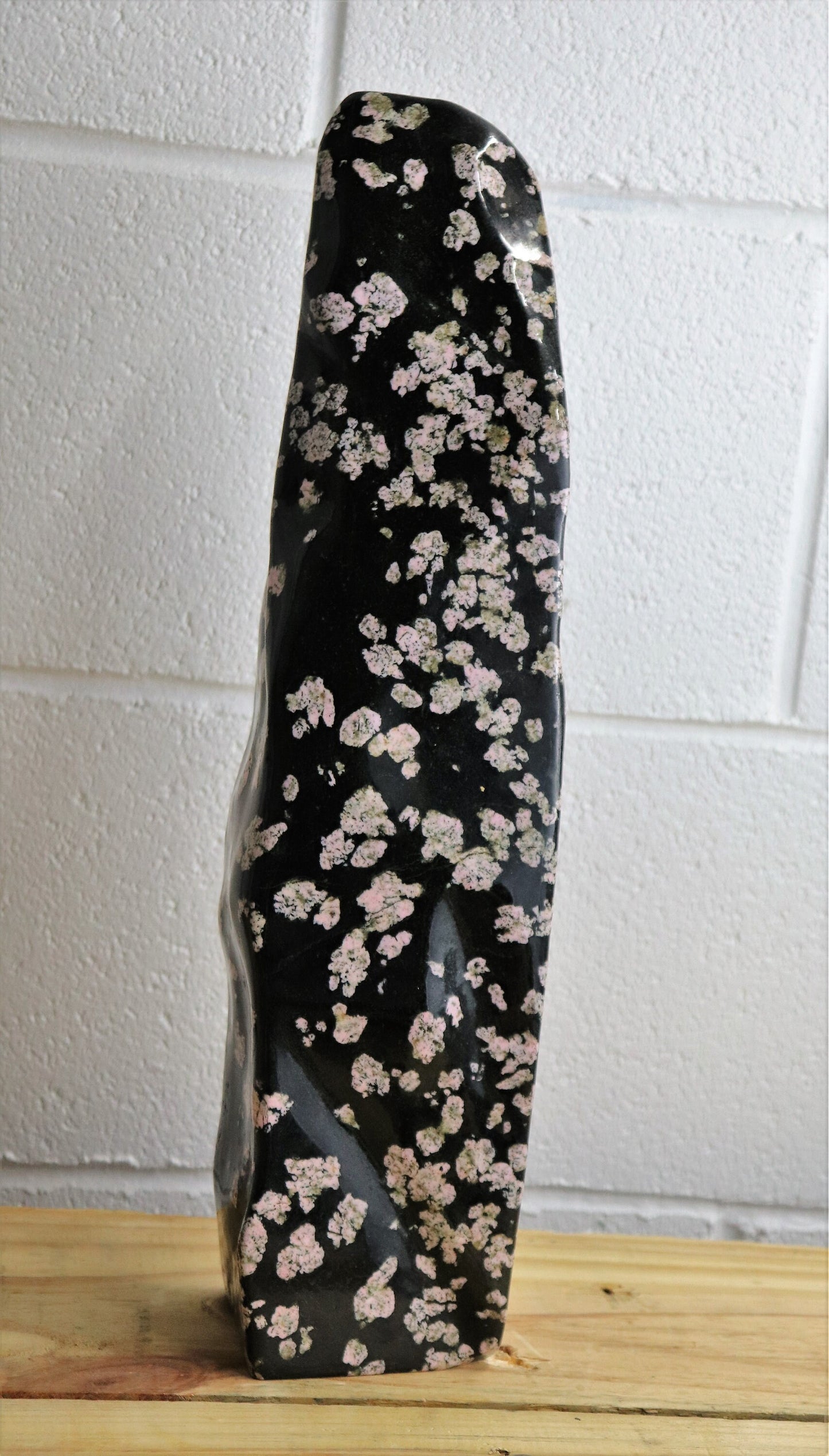 Very Large Rose petal Rhodonite Crystal