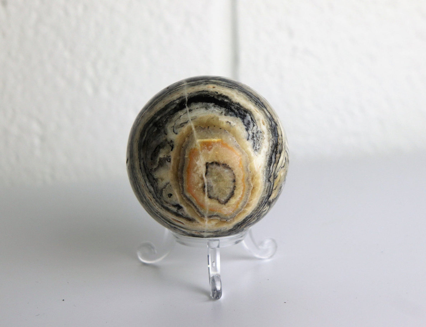 Bumble Bee Calcite Crystal Sphere