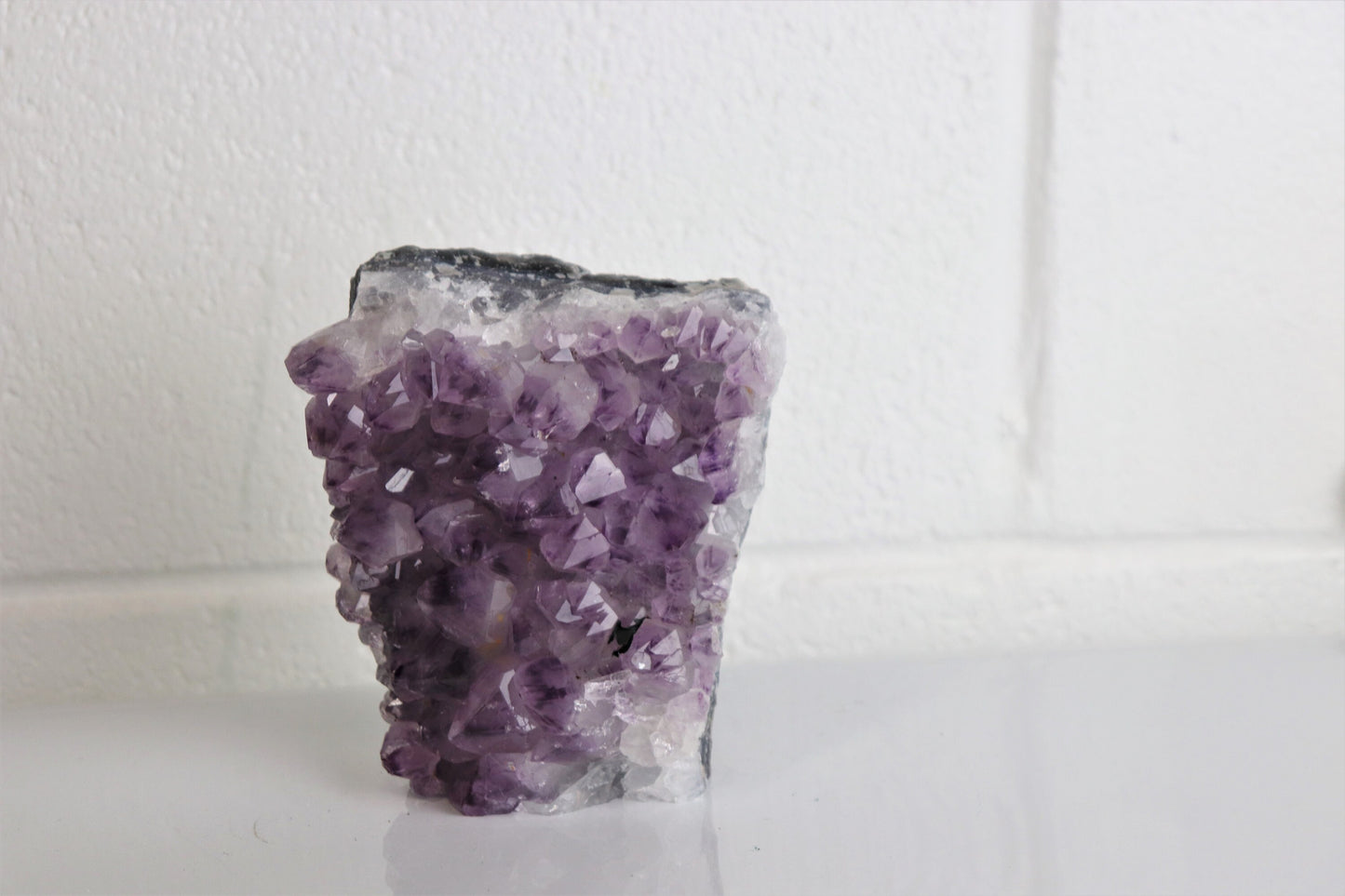 Amethyst Crystal Freestanding Geode Cluster Quartz Brazil
