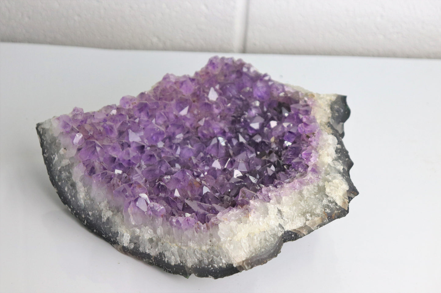 AM66) Large Amethyst Crystal Geode Cluster