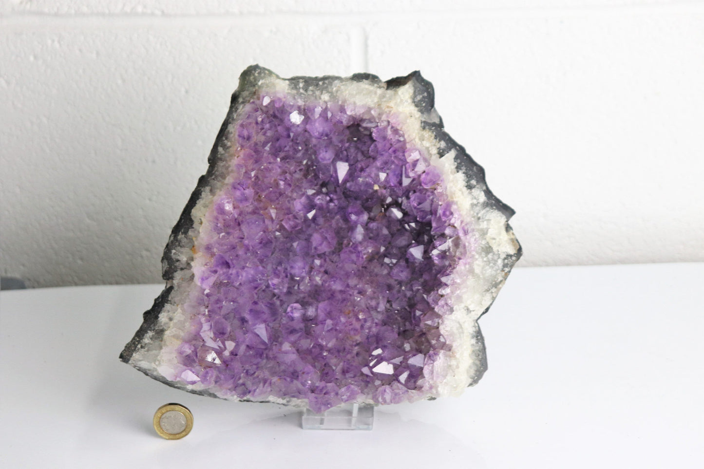 AM66) Large Amethyst Crystal Geode Cluster