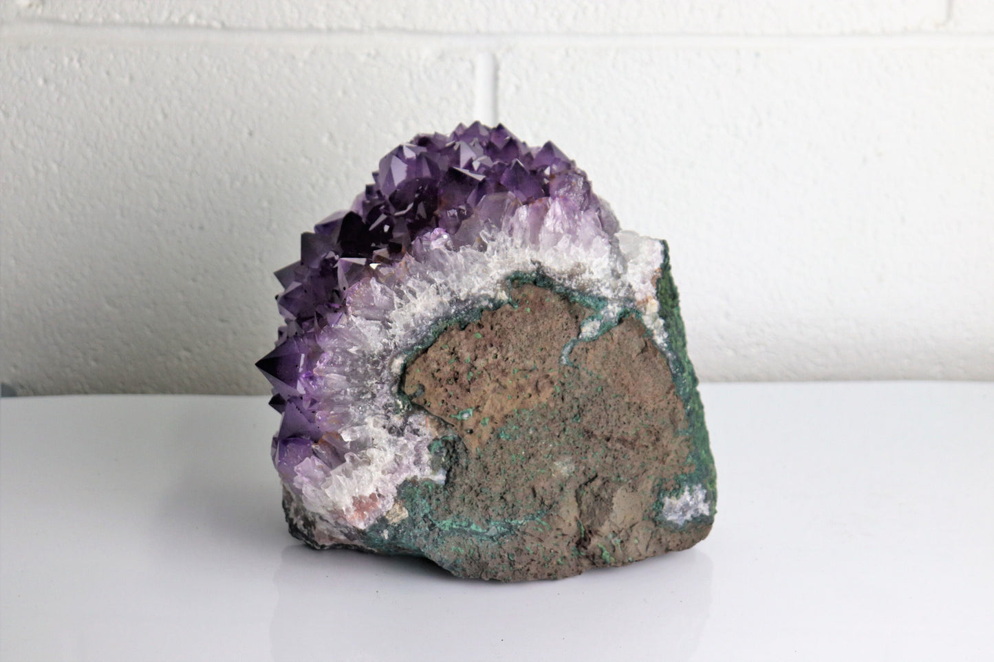 AM50) Large Amethyst Crystal Geode