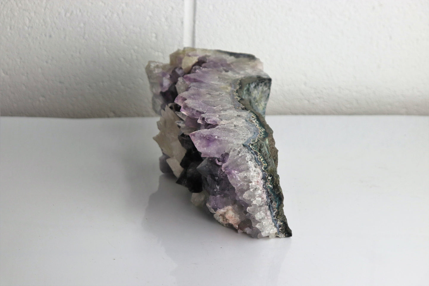 AM14) Large Amethyst Crystal Geode Brazil