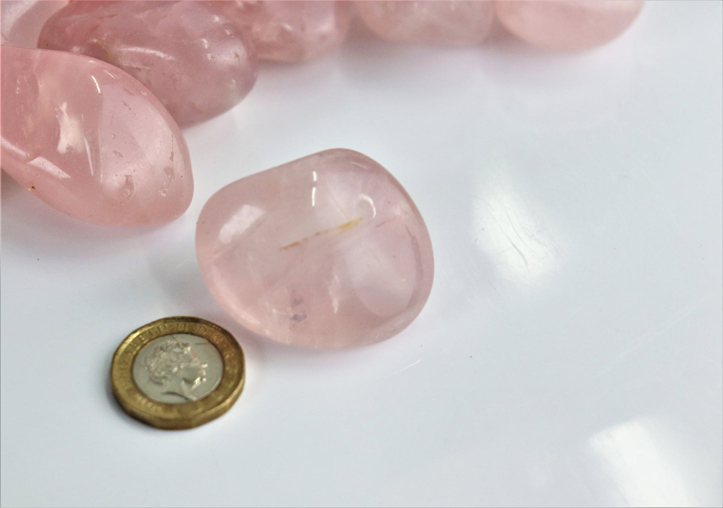 Rose Quartz Crystal Tumble Stone X1- Madagascar