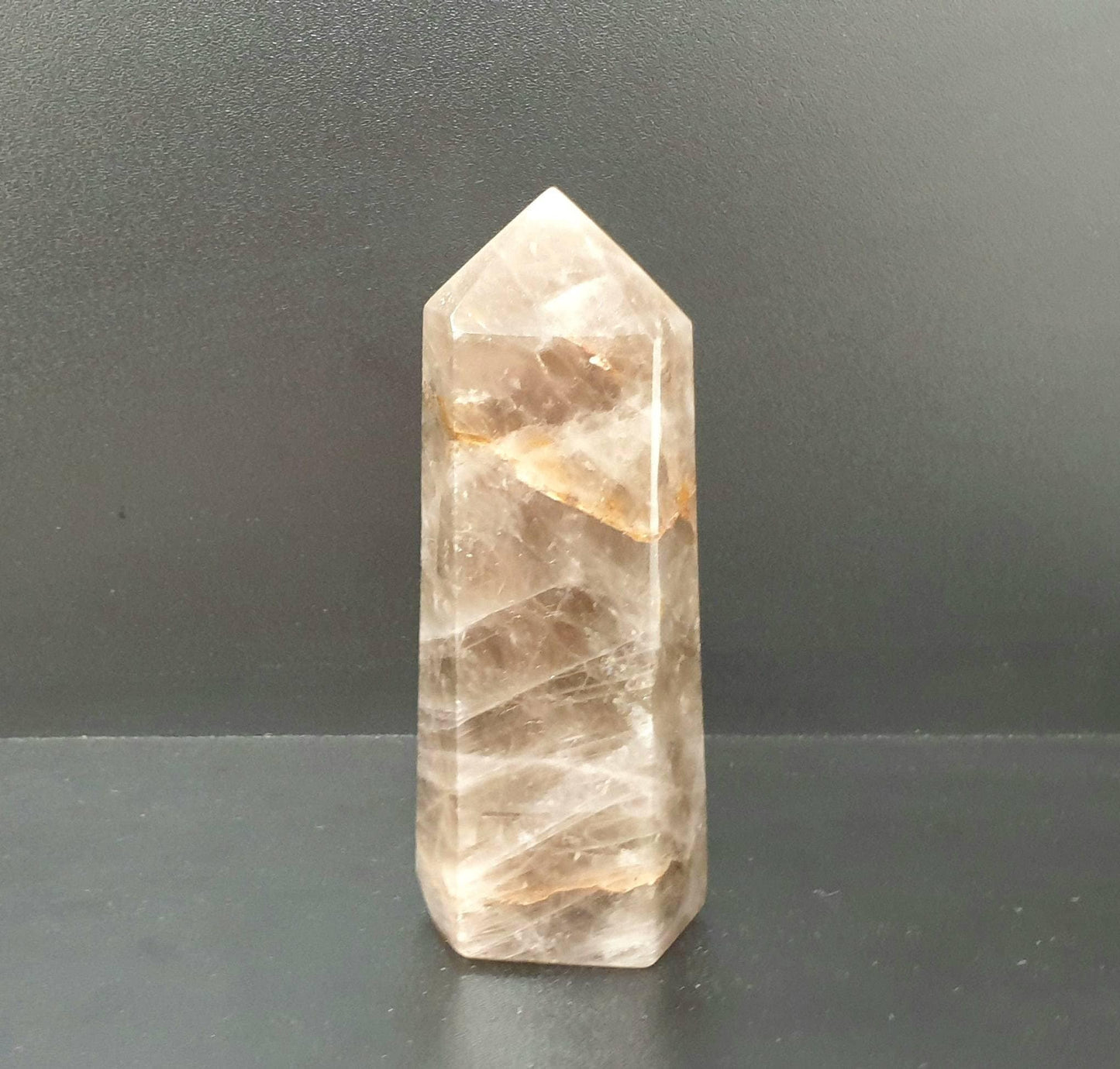17) Smoky Quartz Crystal Prism