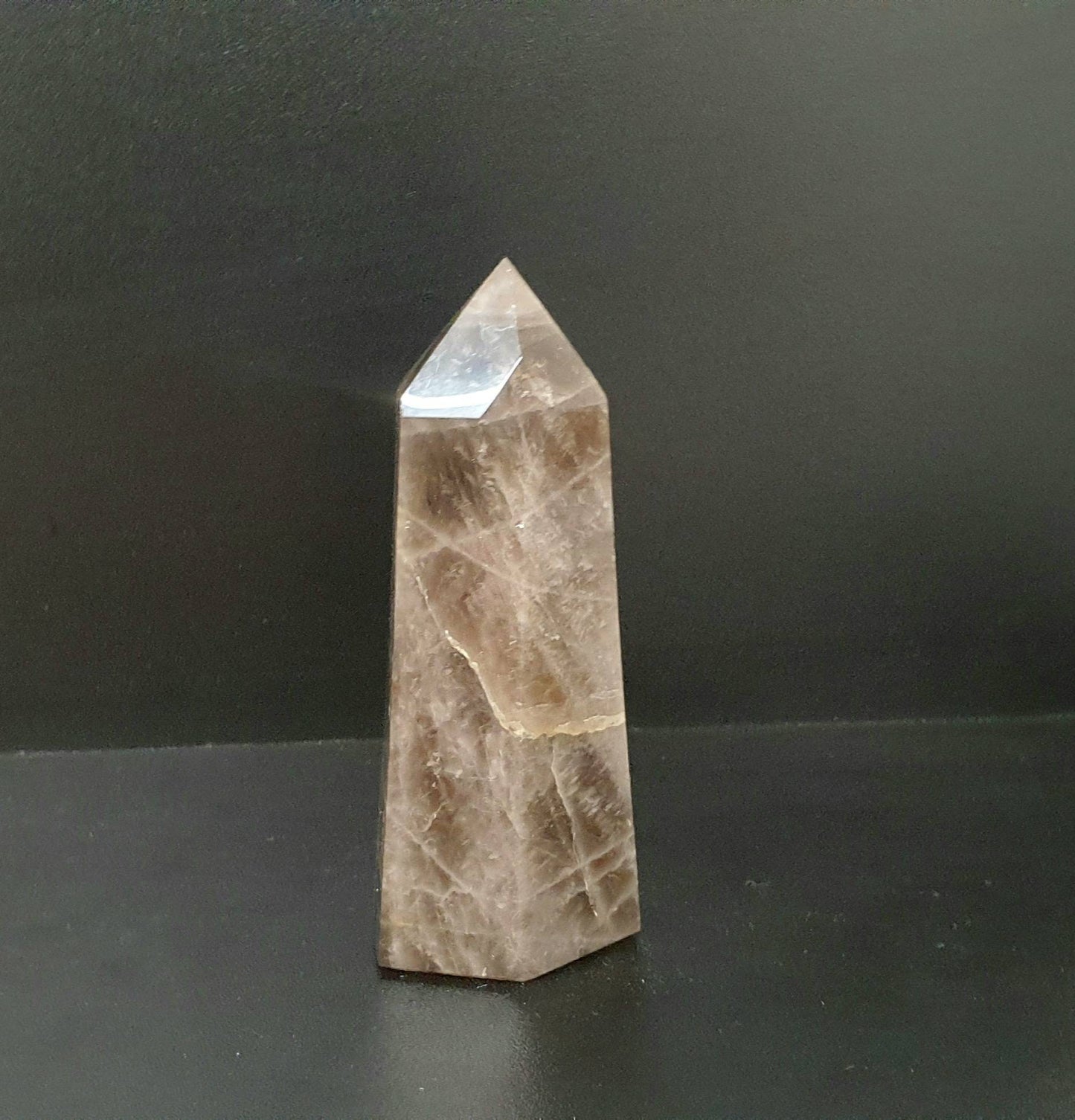 14) Smoky Quartz Crystal Prism
