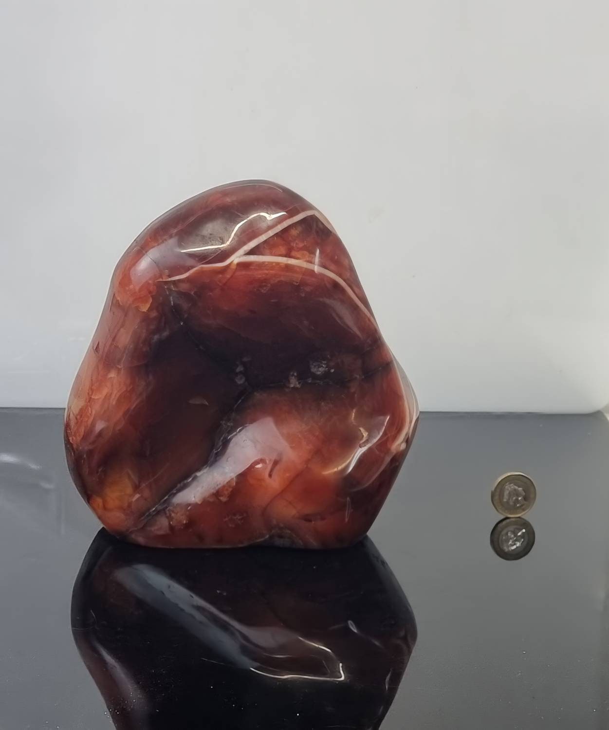 31) Extra large Carnelian Crystal Freeform