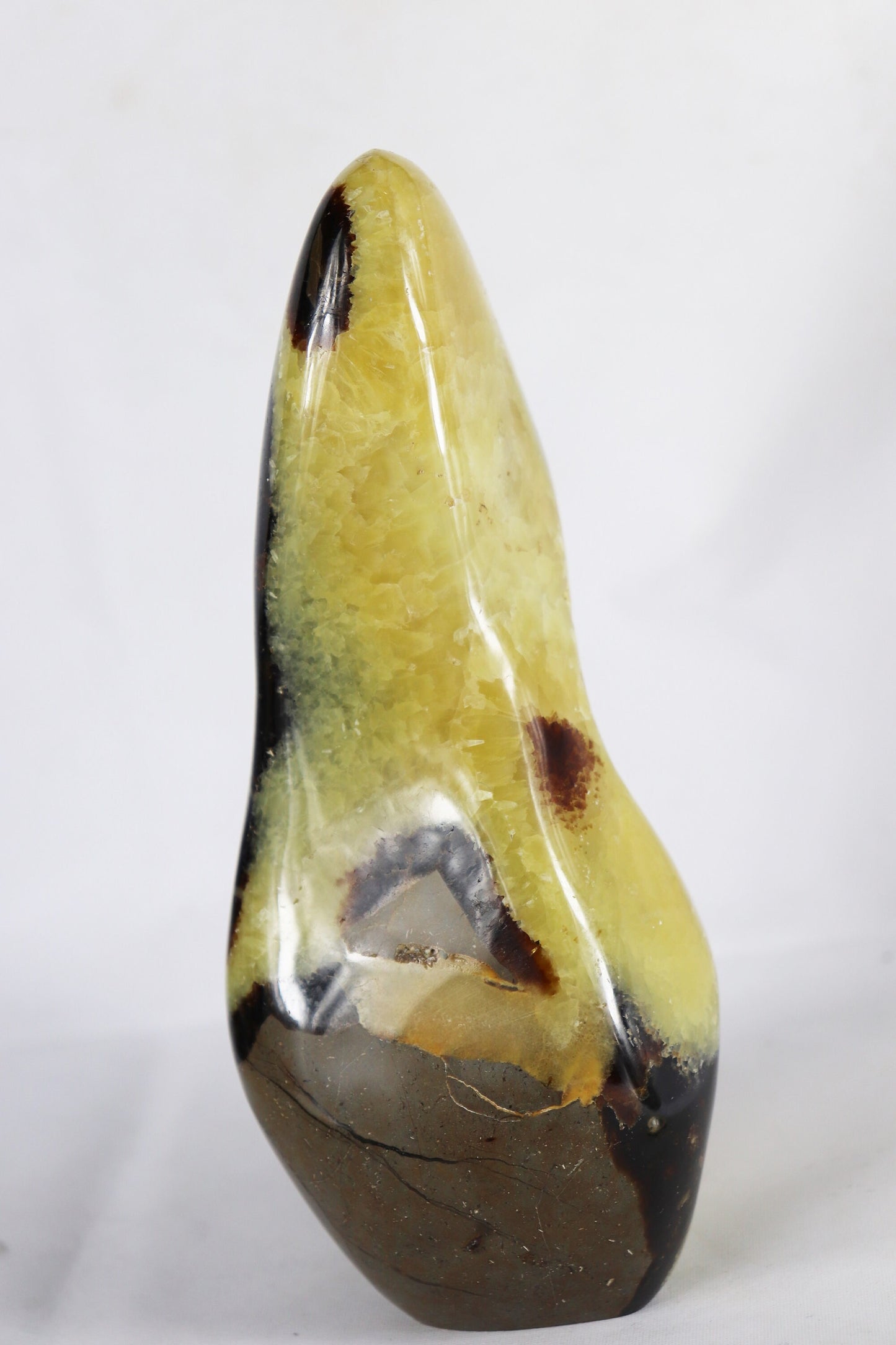 6) Large Septarian Calcite Crystal / Madagascar - Home Decor Great Gift High Grade Septaria