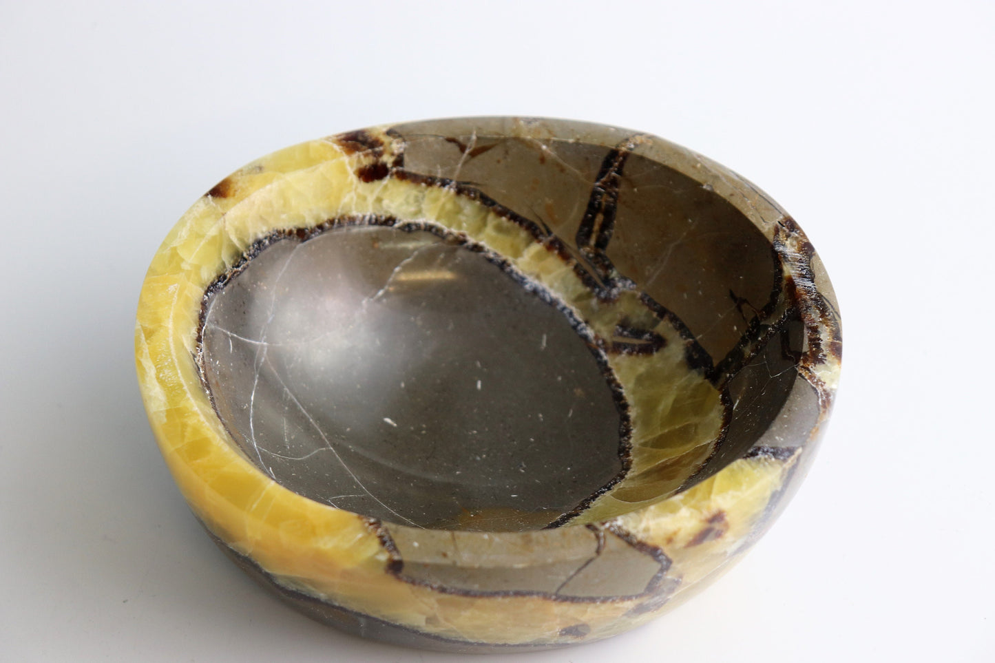 4) Septarian Crystal Bowl Great Gift Unique Home Art Décor