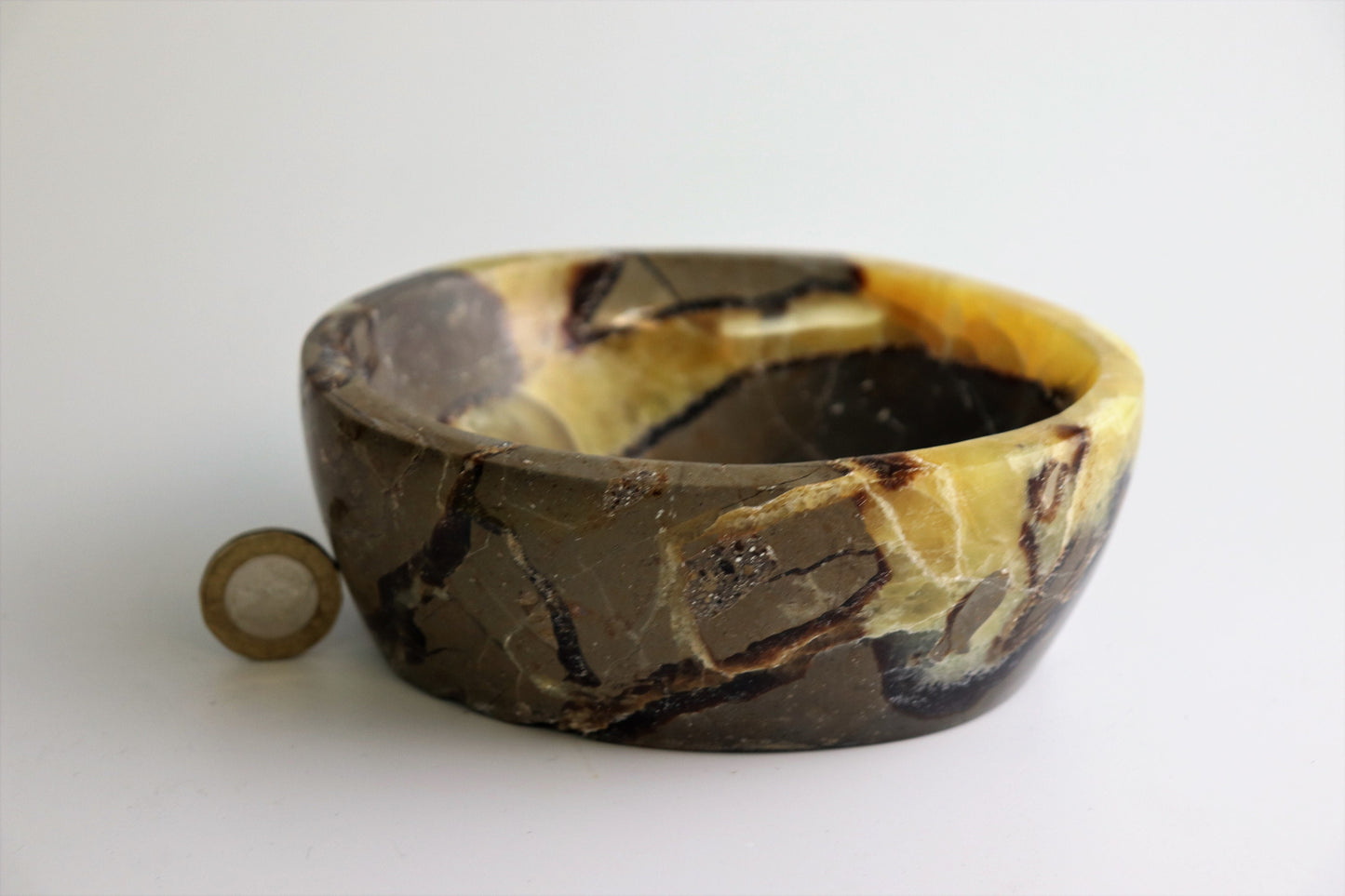 4) Septarian Crystal Bowl Great Gift Unique Home Art Décor