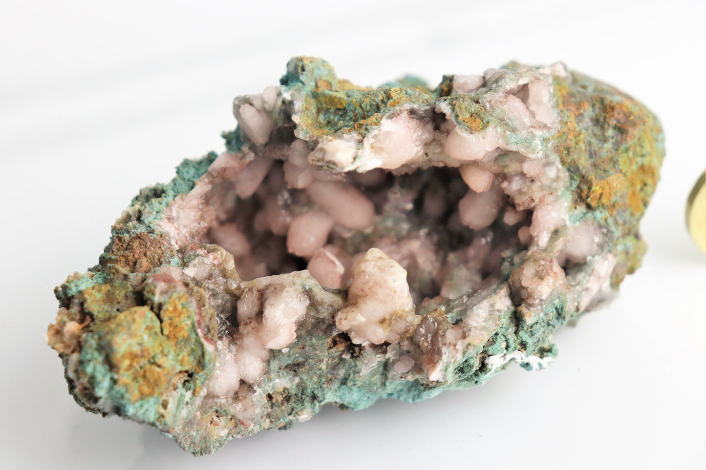 5) Quartz Crystal Geode Morocco