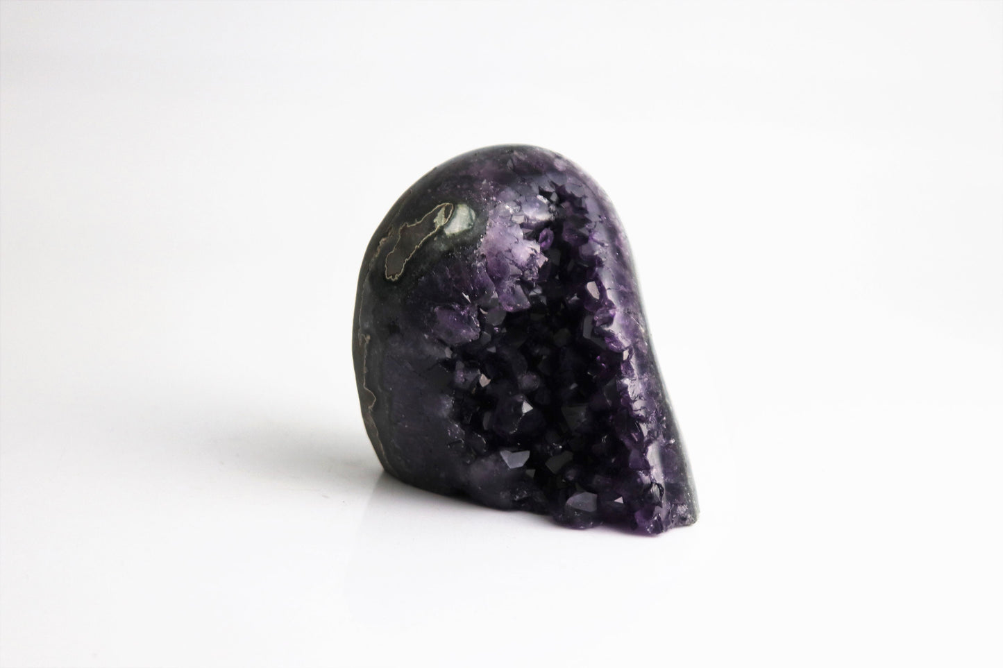 AMU98) Uruguayan Amethyst Free Standing Quartz Geode Crystal Gift