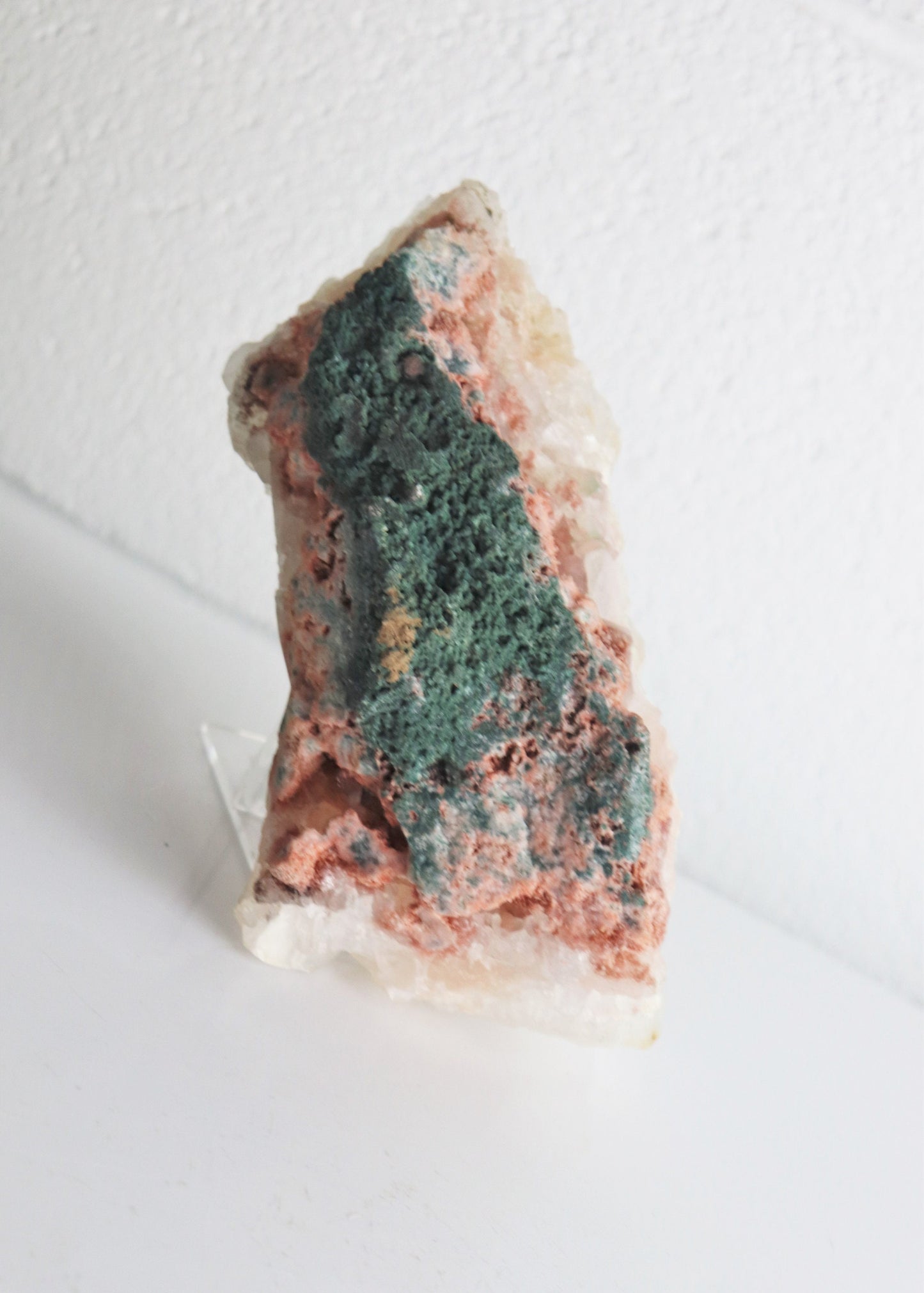 47) Large Apophyllite Stilbite Zeolite Crystal - India 1.22 KG