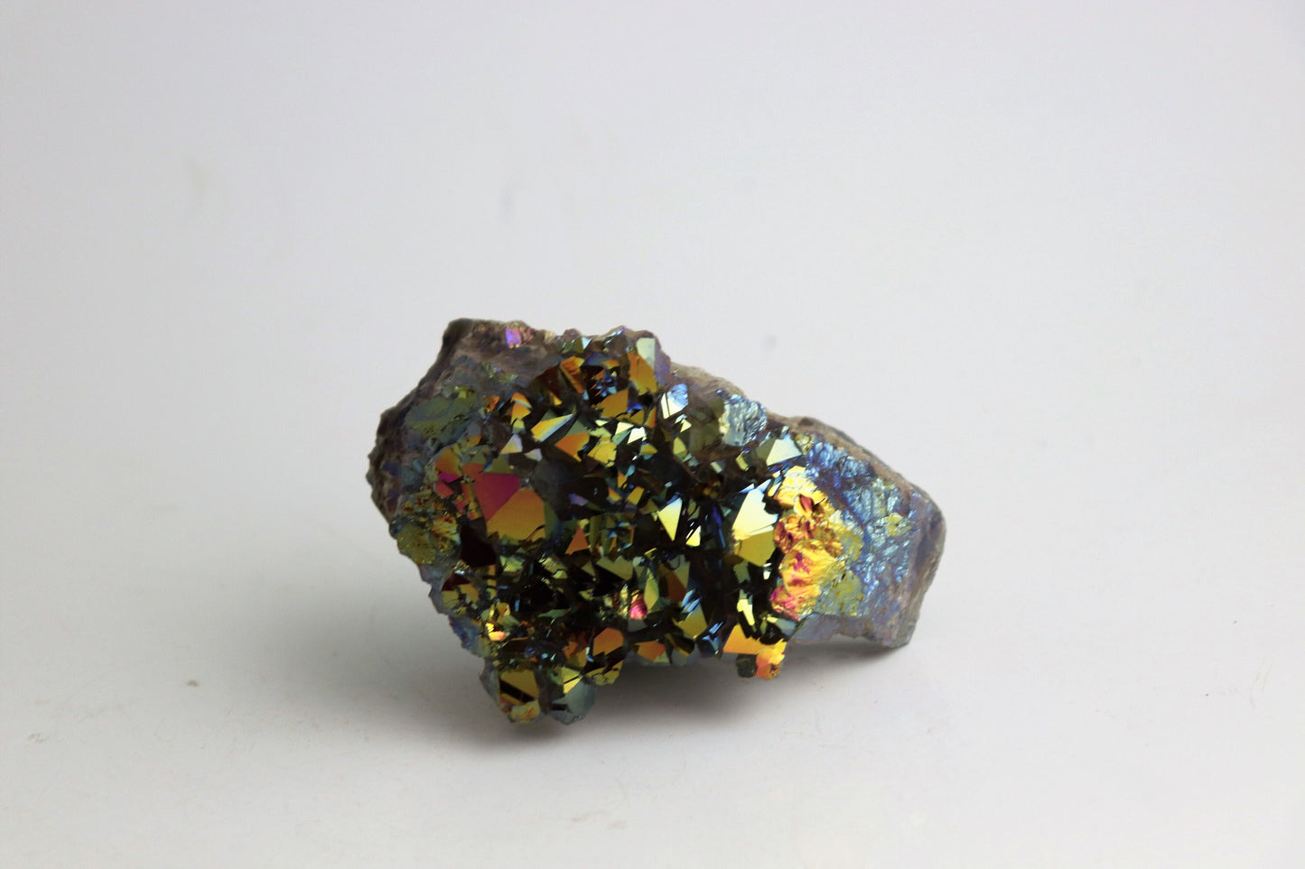 30) Titanium Aura Amethyst Rainbow Crystal