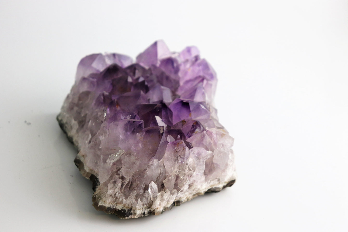AM21) Brazilian Amethyst Crystal Geode Cluster Quartz Crystal Gift