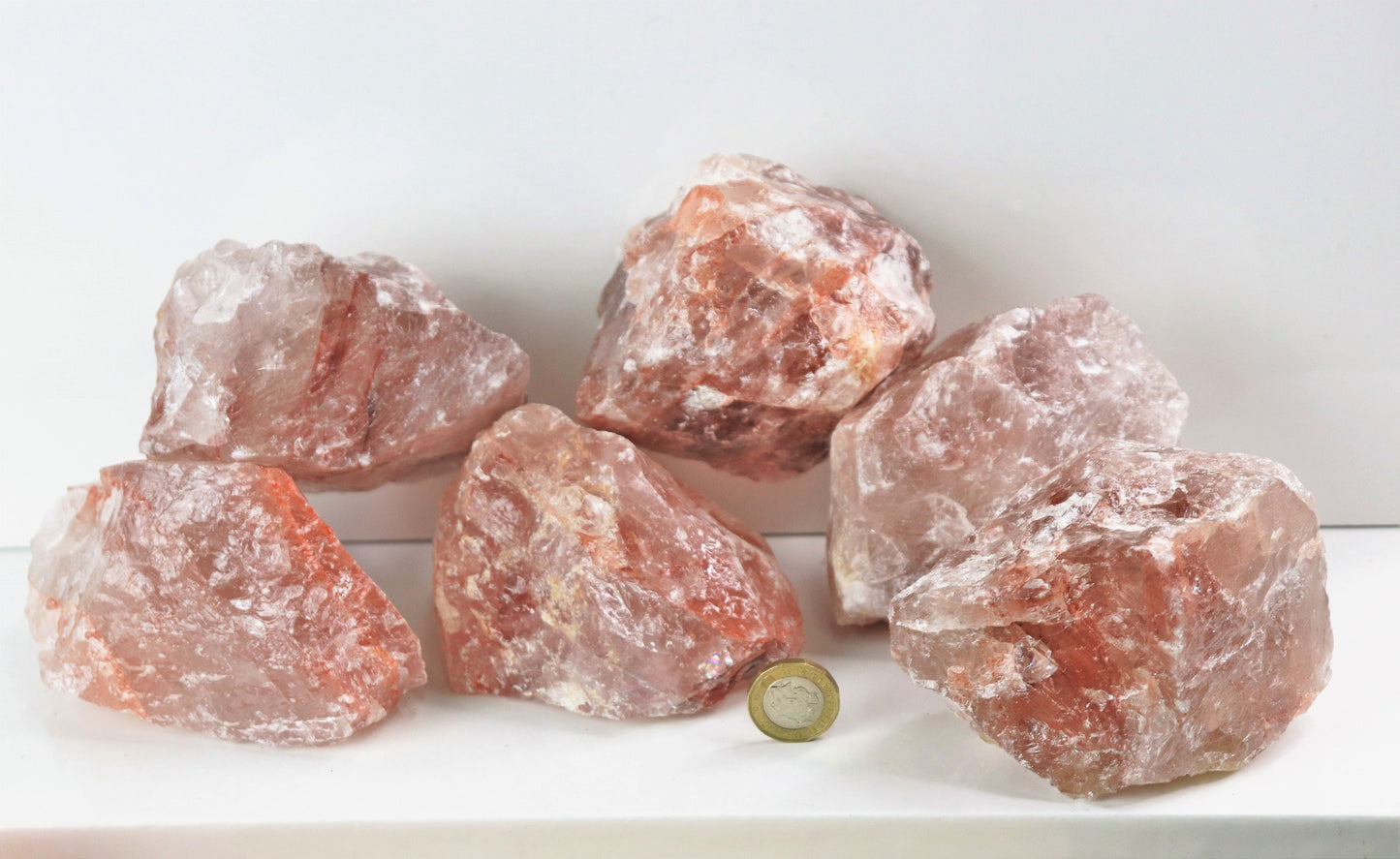 raw fire quartz crystal