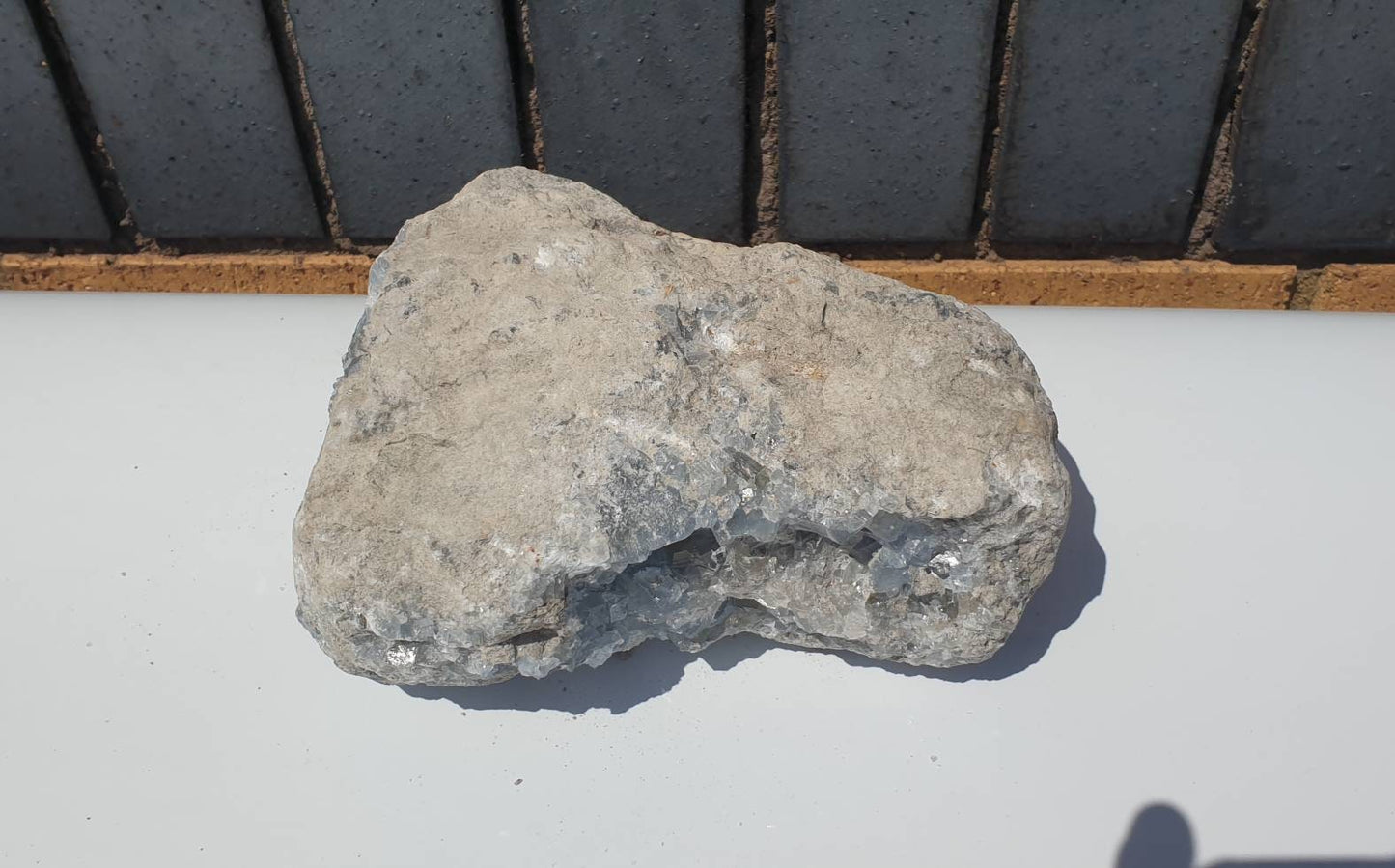 70) Large Celestite Crystal Natural Cluster