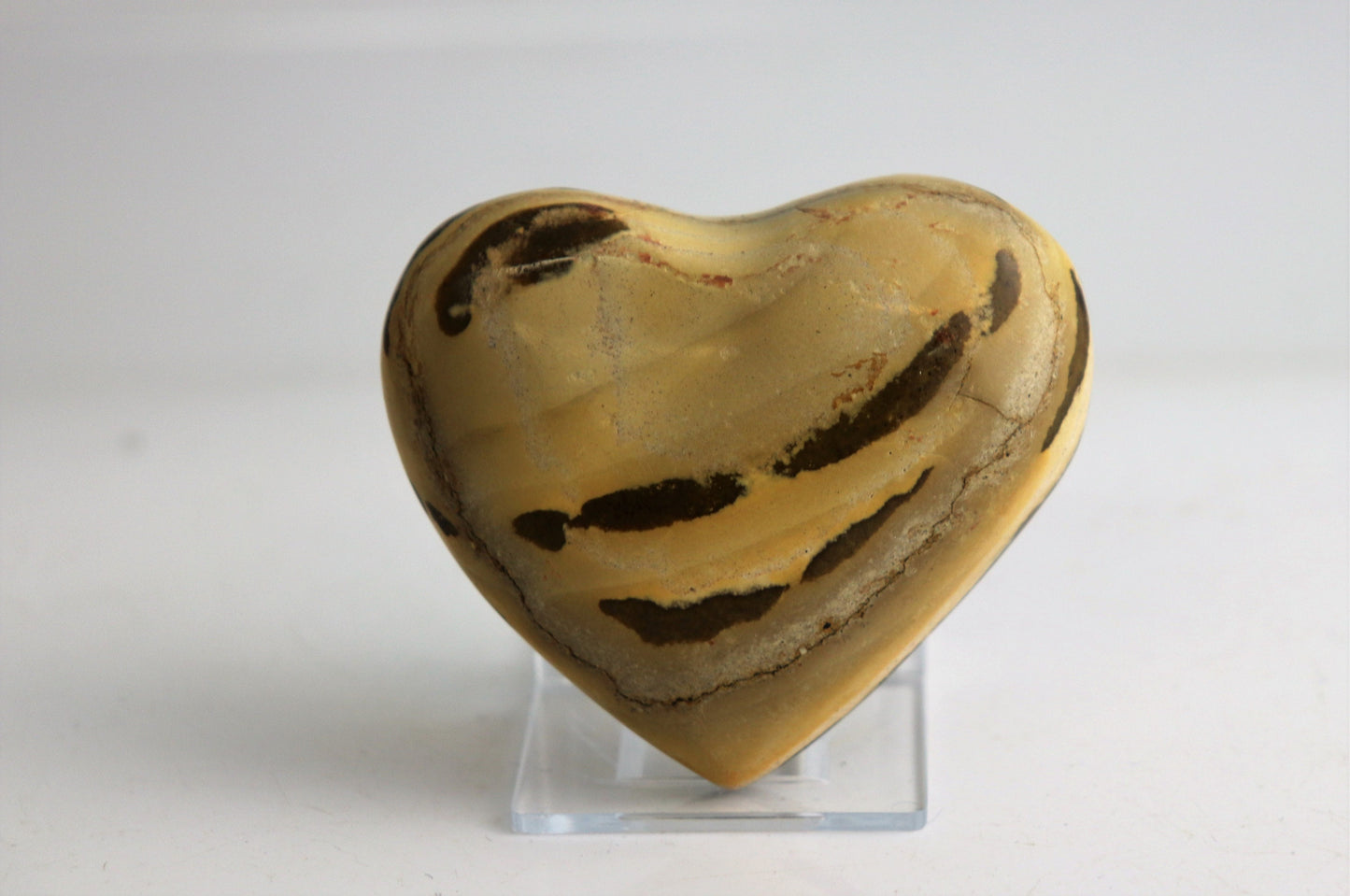 crystal heart butter jasper