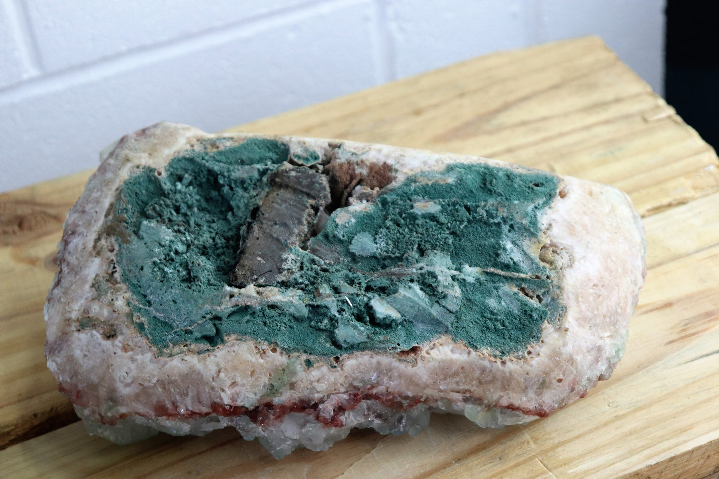 37) Large Apophyllite Zeolite Crystal - India 3.82KG