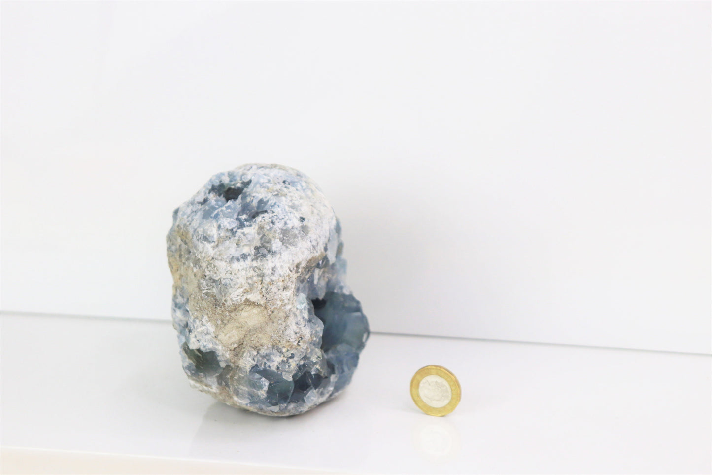 63) Large Celestite Crystal Natural Cluster