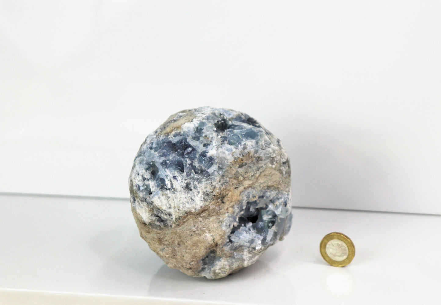 63) Large Celestite Crystal Natural Cluster