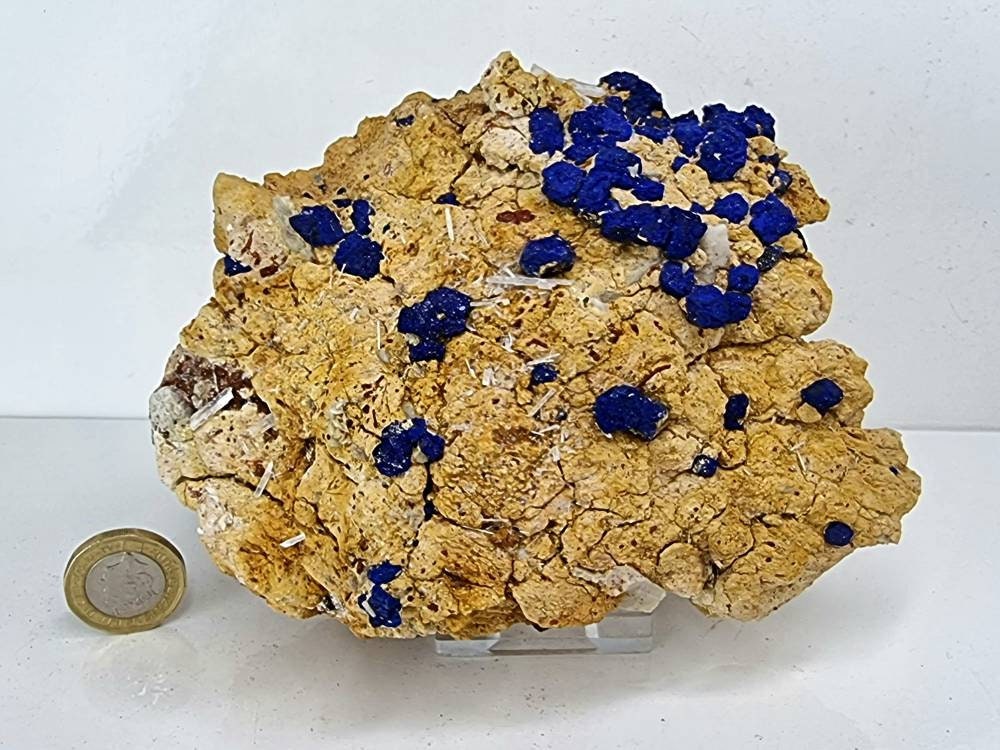 13) large Azurite Crystal