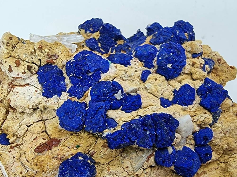 13) large Azurite Crystal