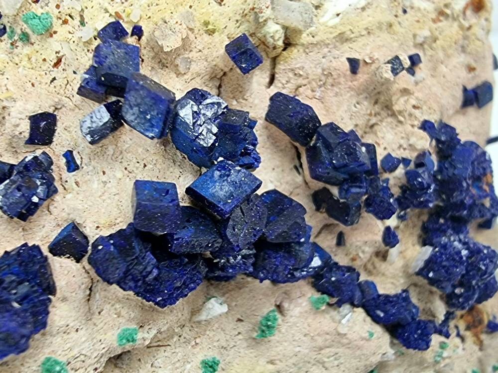 11) large Azurite Crystal