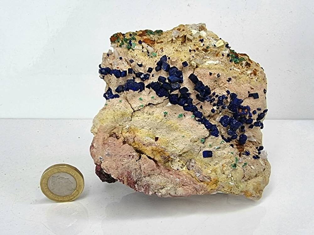 11) large Azurite Crystal