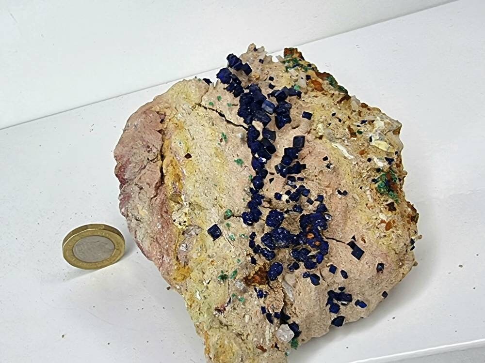 11) large Azurite Crystal