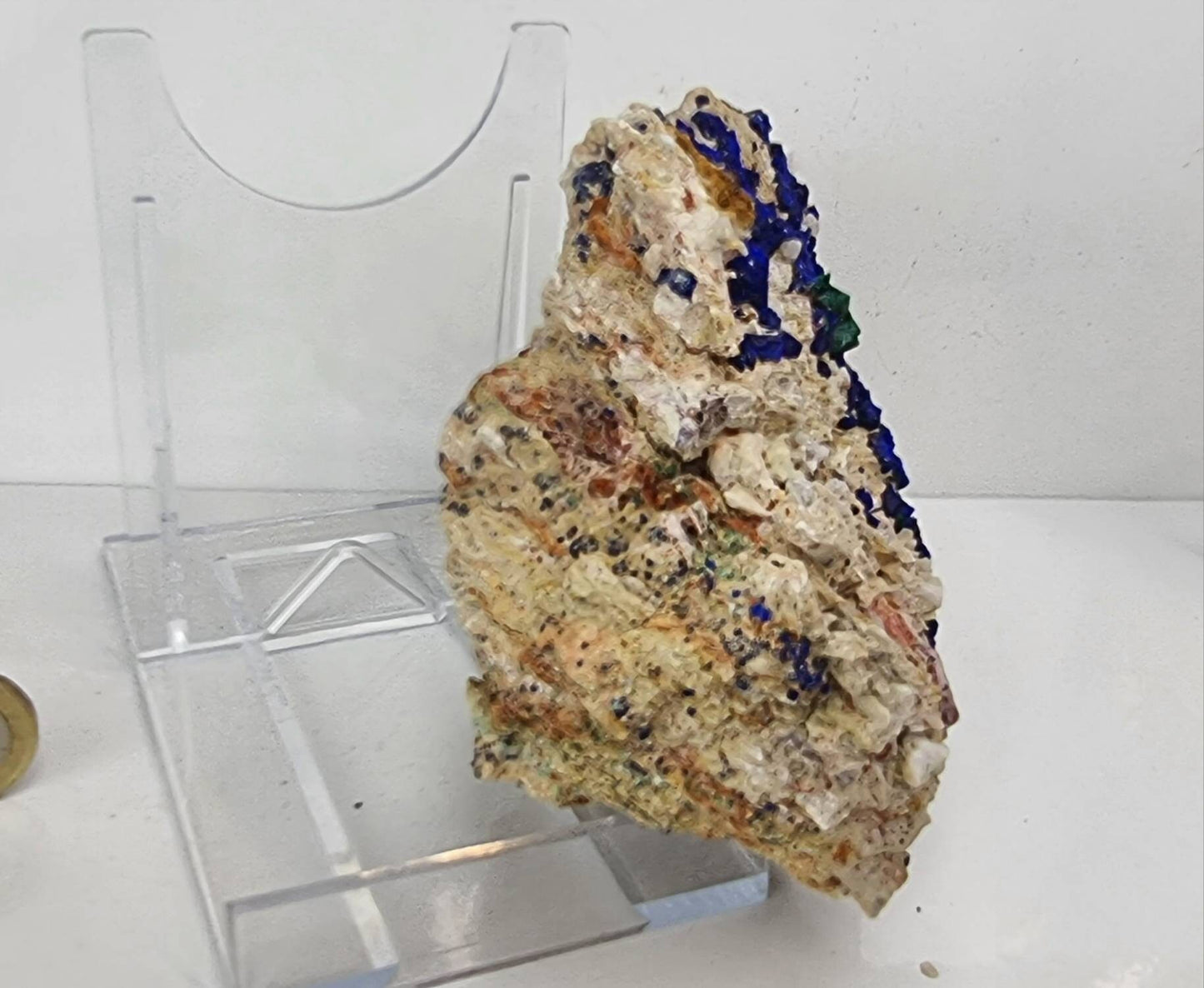9) large Azurite Crystal