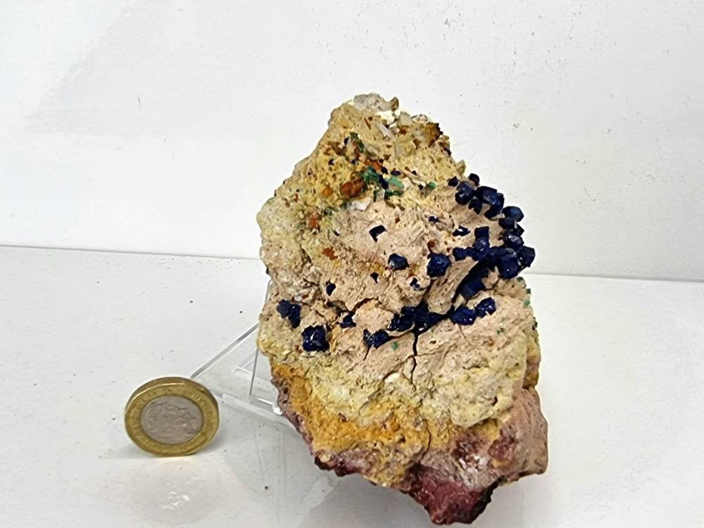 11) large Azurite Crystal