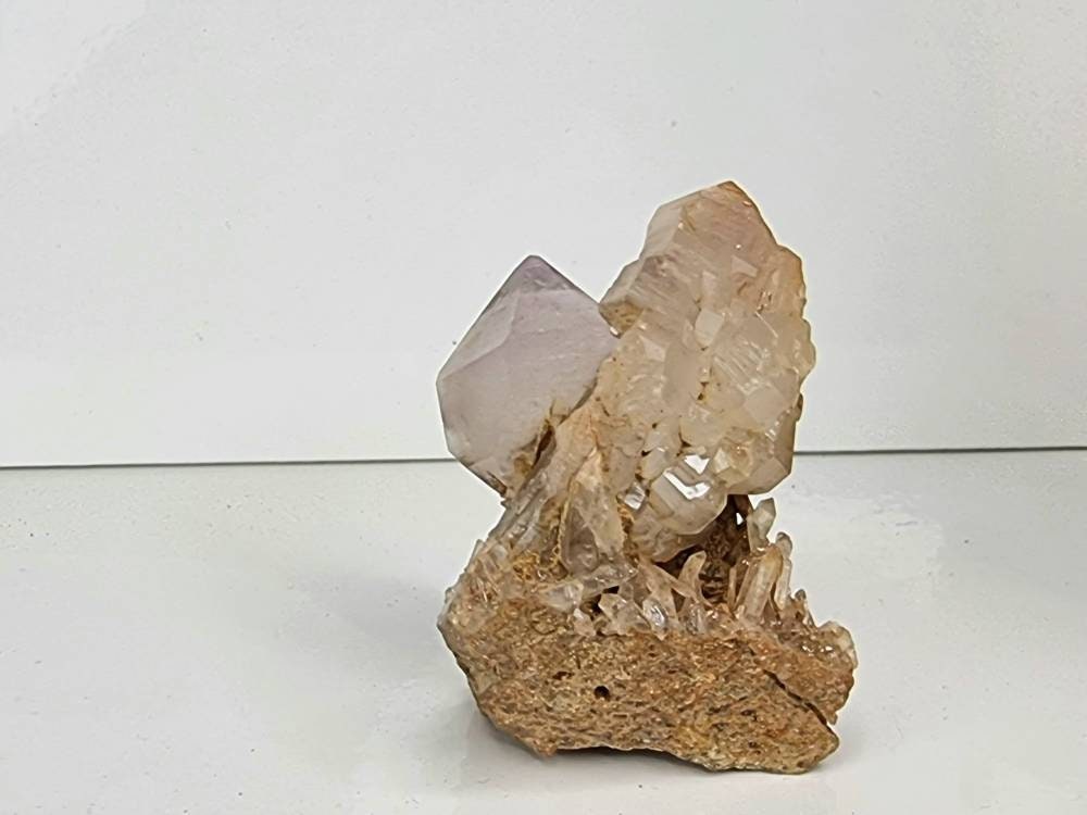 17) Large Amethyst Quartz Crystal Sceptre