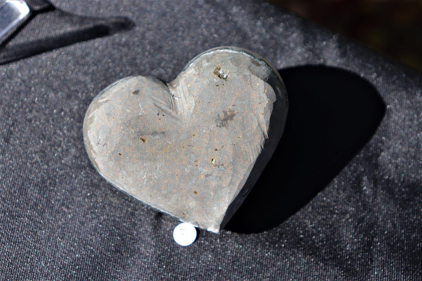 47) Amethyst Crystal Heart Quartz Geode Great Gift