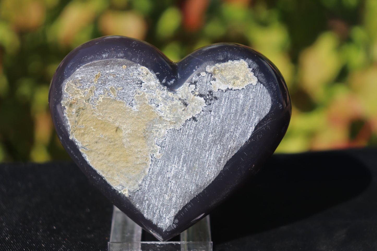 40) Amethyst Crystal Heart Purple Quartz Geode Great Gift