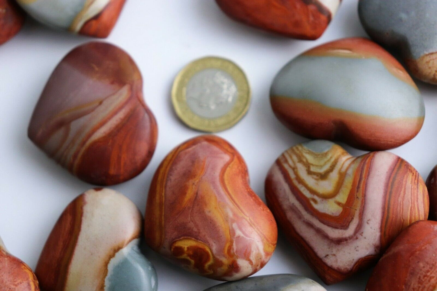 Polychrome Jasper Crystal Heart Matt