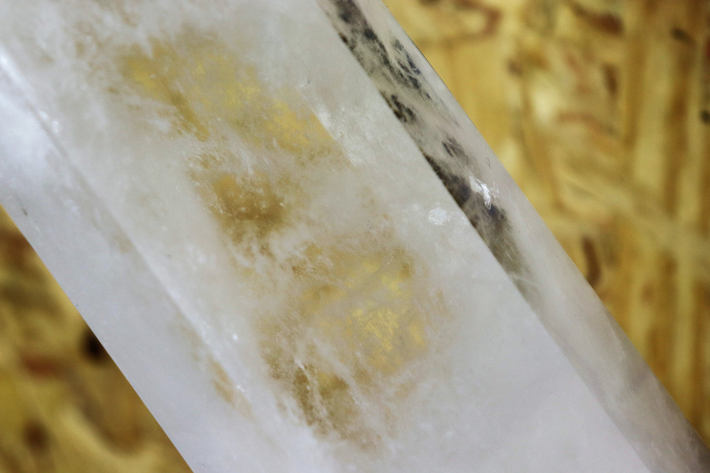 2) Large Clear Quartz Crystal Point Freestanding