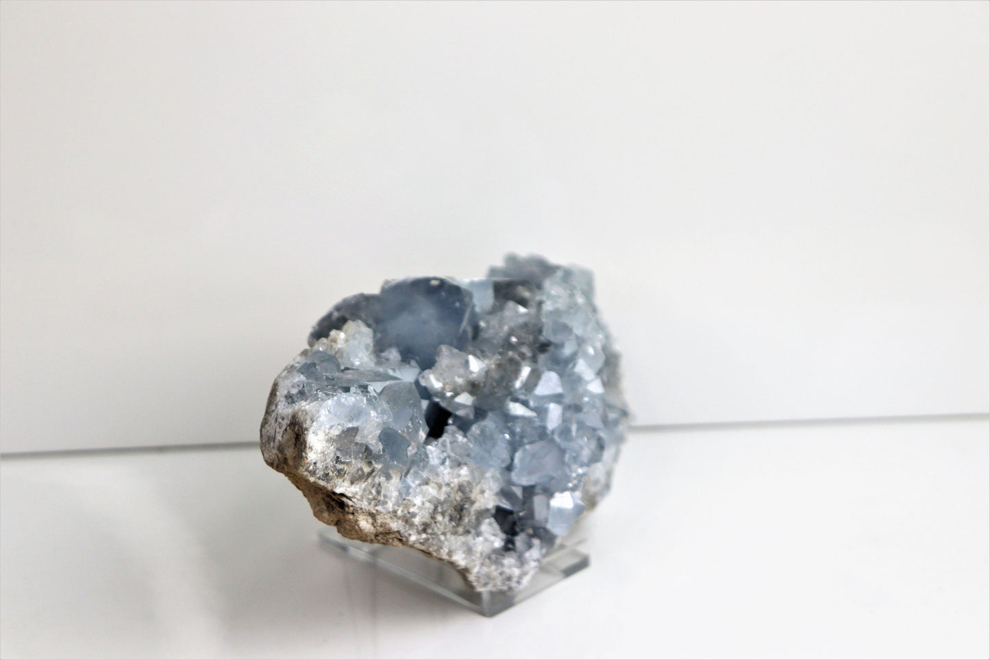 3) Celestite Crystal / Celestine Natural Cluster