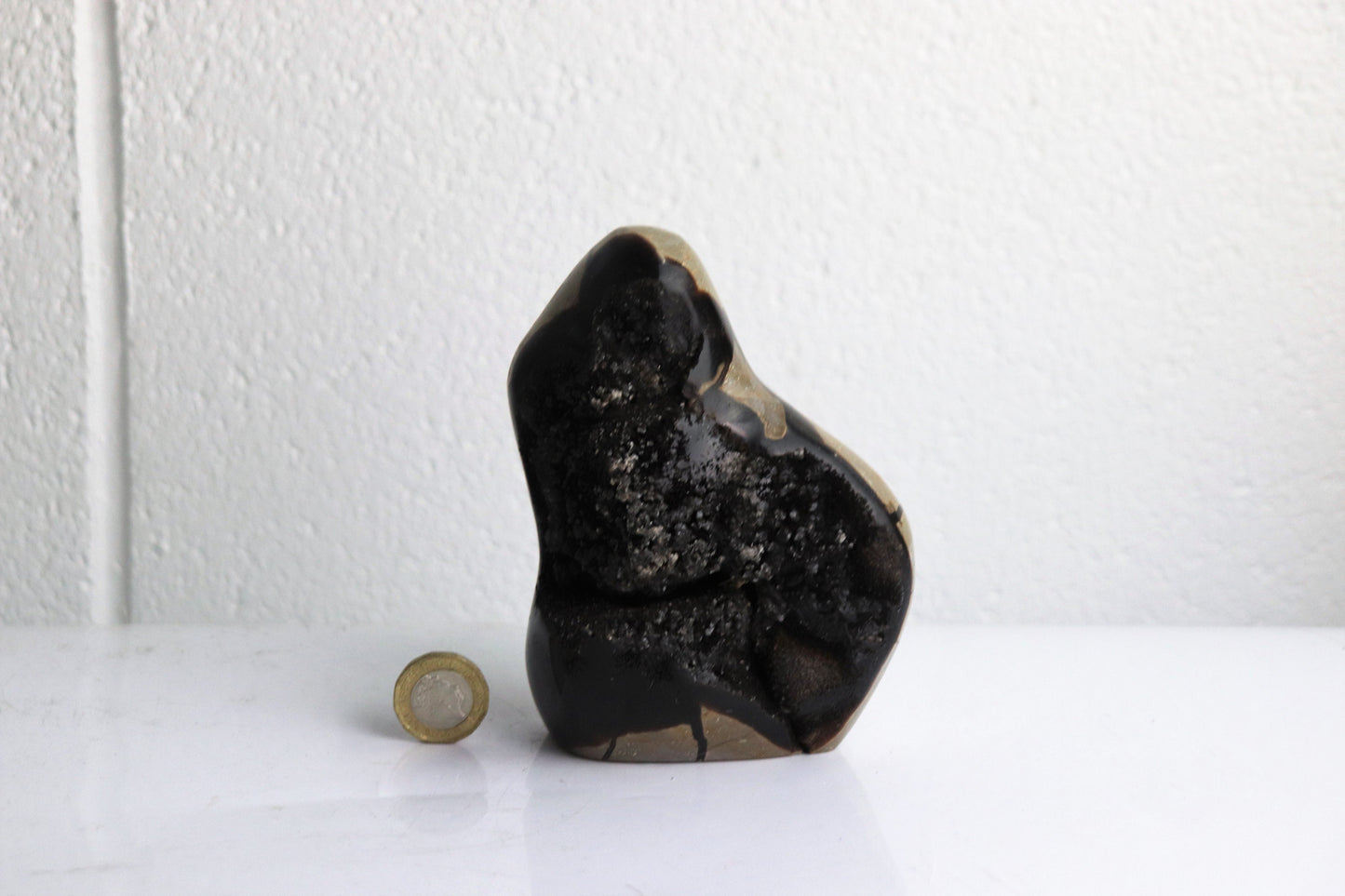 Black Septarian Calcite Crystal