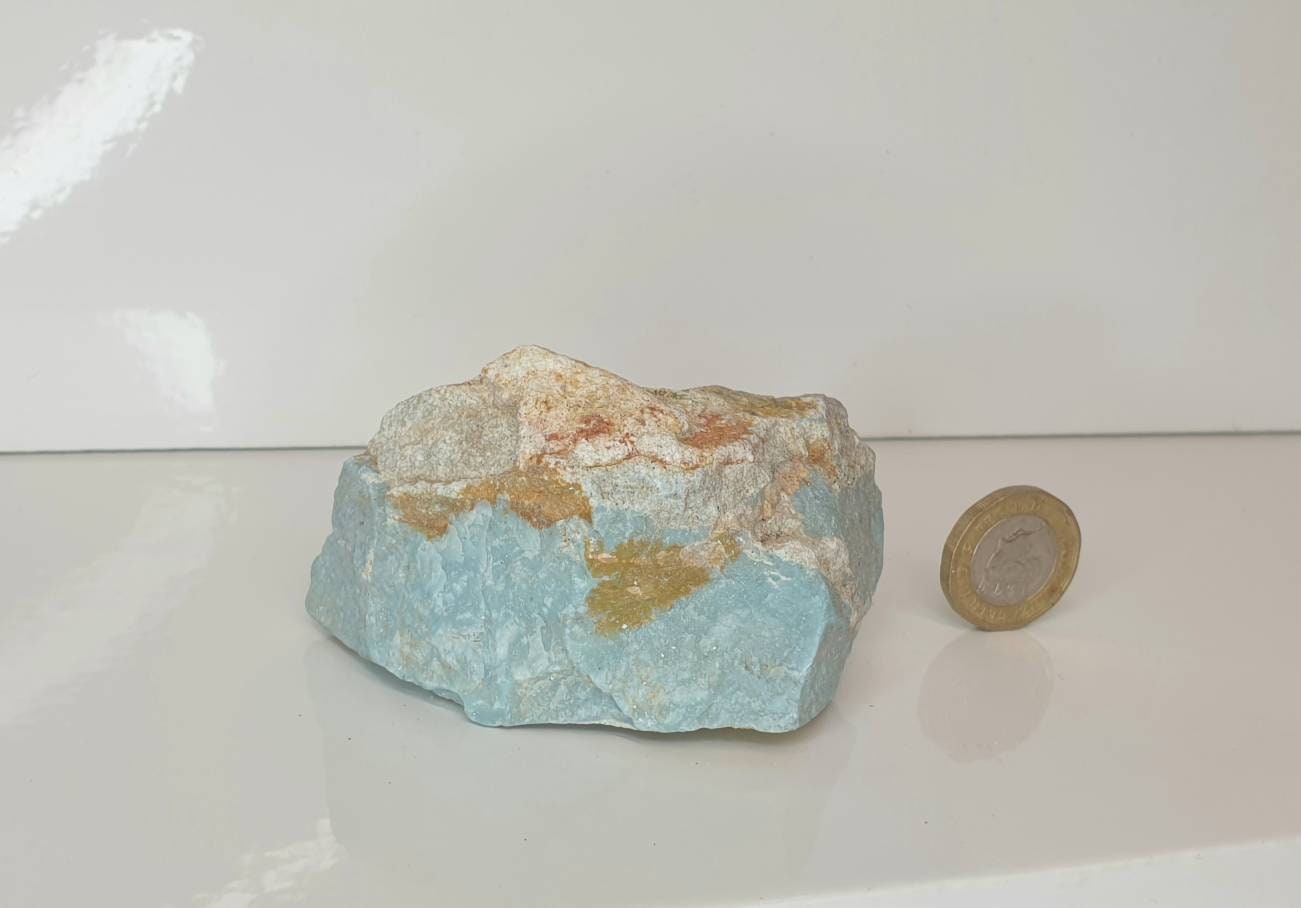 2) Turquoise Crystal Natural Rough
